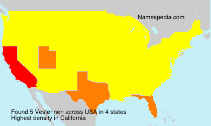 Surname Vesterinen in USA Surname Vesterinen in USA