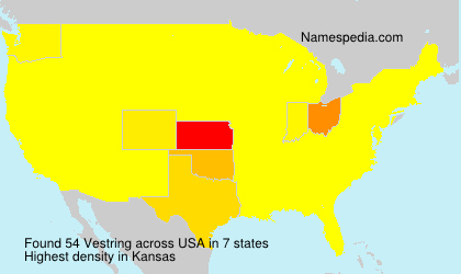 Surname Vestring in USA Surname Vestring in USA