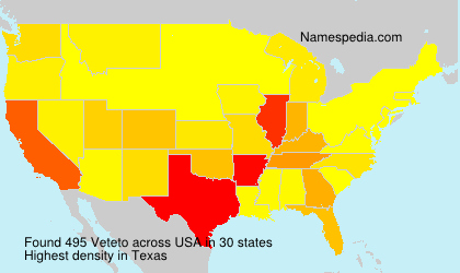Surname Veteto in USA Surname Veteto in USA