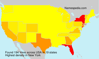 Surname Veve in USA Surname Veve in USA