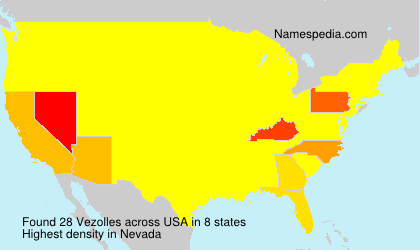 Surname Vezolles in USA Surname Vezolles in USA