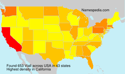 Surname Viall in USA Surname Viall in USA