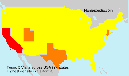 Surname Vialta in USA Surname Vialta in USA