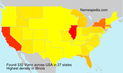 Surname Viano in USA Surname Viano in USA
