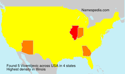 Surname Vicentijevic in USA Surname Vicentijevic in USA