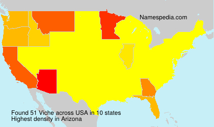 Surname Viche in USA Surname Viche in USA