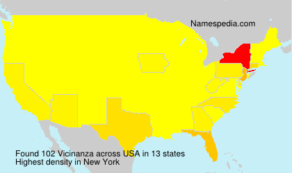 Surname Vicinanza in USA Surname Vicinanza in USA