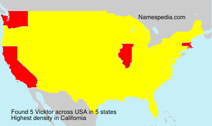 Surname Vicktor in USA Surname Vicktor in USA