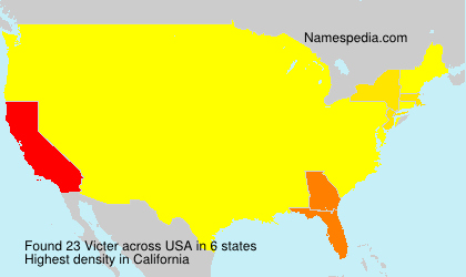 Surname Victer in USA