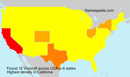 Surname Victoroff in USA Surname Victoroff in USA