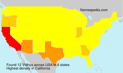 Surname Vidhya in USA Surname Vidhya in USA