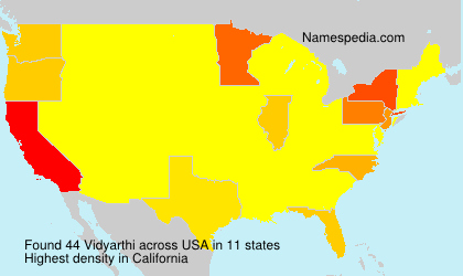 Surname Vidyarthi in USA Surname Vidyarthi in USA