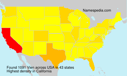 Surname Vien in USA Surname Vien in USA