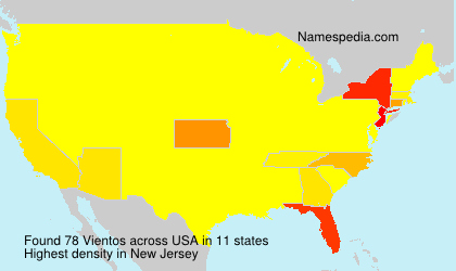 Surname Vientos in USA Surname Vientos in USA