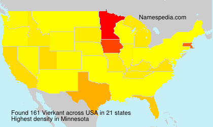 Surname Vierkant in USA Surname Vierkant in USA