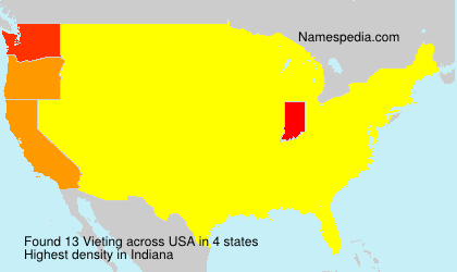 Surname Vieting in USA Surname Vieting in USA