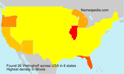 Surname Vietinghoff in USA Surname Vietinghoff in USA