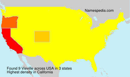 Surname Vieville in USA Surname Vieville in USA