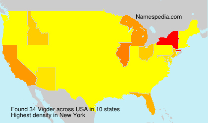Surname Vigder in USA Surname Vigder in USA