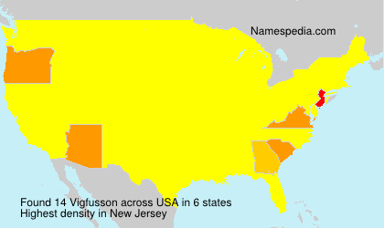 Surname Vigfusson in USA Surname Vigfusson in USA