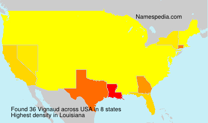 Surname Vignaud in USA Surname Vignaud in USA