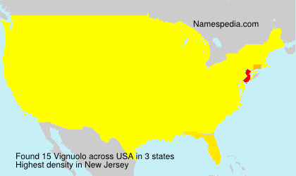Surname Vignuolo in USA Surname Vignuolo in USA