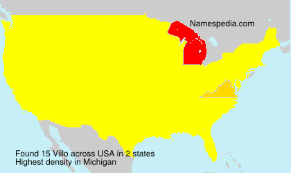 Surname Viilo in USA Surname Viilo in USA