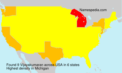 Surname Vijayakumaran in USA Surname Vijayakumaran in USA