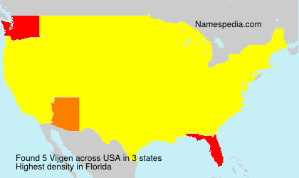 Surname Vijgen in USA Surname Vijgen in USA
