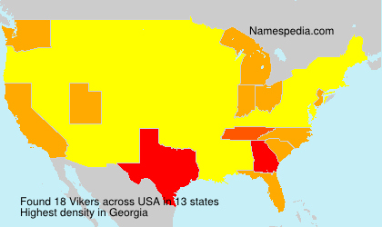 Surname Vikers in USA Surname Vikers in USA