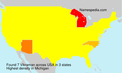 Surname Vikraman in USA Surname Vikraman in USA