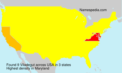 Surname Viladegut in USA