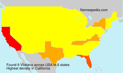 Surname Vilafana in USA Surname Vilafana in USA