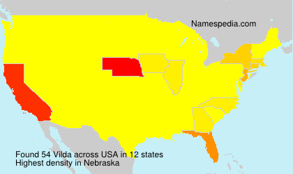 Surname Vilda in USA Surname Vilda in USA
