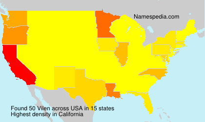 Surname Vilen in USA Surname Vilen in USA