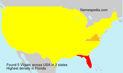 Surname Vilgats in USA Surname Vilgats in USA