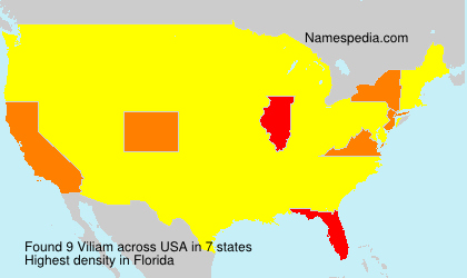 Surname Viliam in USA Surname Viliam in USA