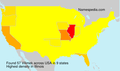 Surname Vilimek in USA Surname Vilimek in USA