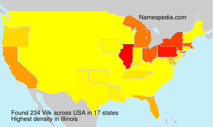 Surname Vilk in USA Surname Vilk in USA