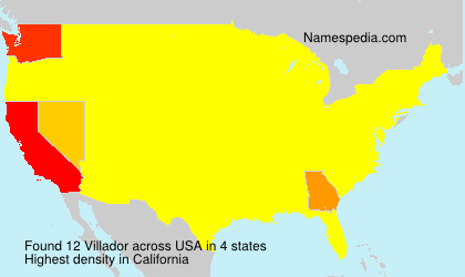 Surname Villador in USA Surname Villador in USA