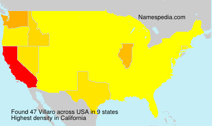 Surname Villaro in USA Surname Villaro in USA