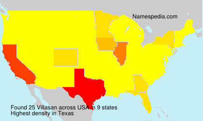 Surname Villasan in USA