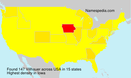 Surname Villhauer in USA Surname Villhauer in USA
