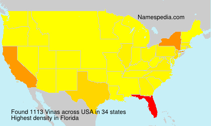 Surname Vinas in USA Surname Vinas in USA