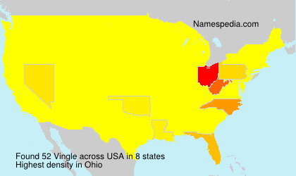 Surname Vingle in USA