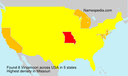 Surname Vinjamoori in USA