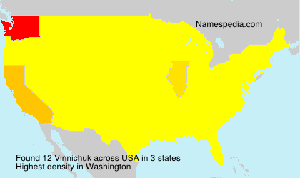 Surname Vinnichuk in USA Surname Vinnichuk in USA