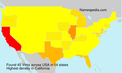 Surname Vinta in USA Surname Vinta in USA