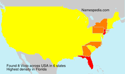 Surname Viojo in USA Surname Viojo in USA