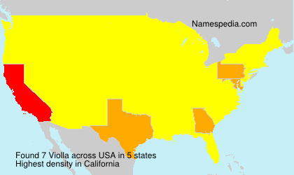 Surname Violla in USA Surname Violla in USA